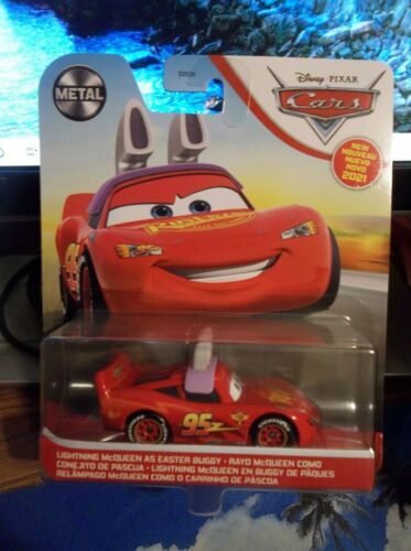 Disney Pixar Cars Metal Lightning McQueen as Easter Buggy &#034;BRAND NEW&#034; VHTF 