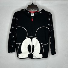Mickey Mouse Wonderful World of Disney Zip Fleece Hoodie Jacket Boys Girls 9/10
