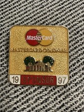 Rare Vintage PGA Tour 1997 Mastercard Colonial Country Club Sponsor Pin Lapel