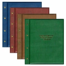 Port Phillip Banknote Album Including 6 Pages Padded Cover Expandable Capacity