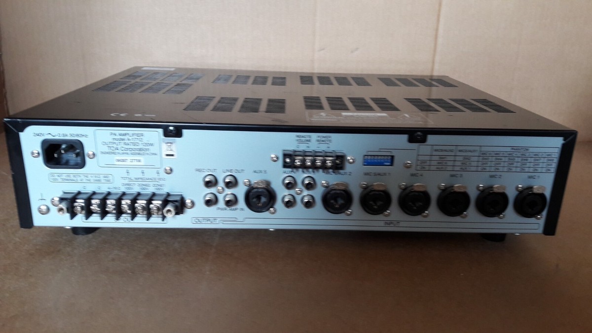 TOA PA AMPLIFIER MODEL NO. A-1712 | eBay UK