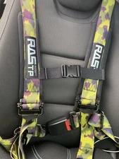 US Stock Racing RASTP Universal Vehicle Auto Car Safety Seat Belt Buckle Harness