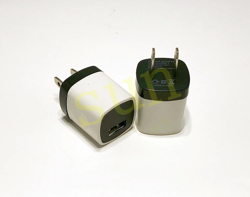 10x USB Cargador de Pared Enchufe Adaptador de Alimentación Hogar Toma de EE. UU. para Todos los Teléfonos Móviles Foto 3 de 4