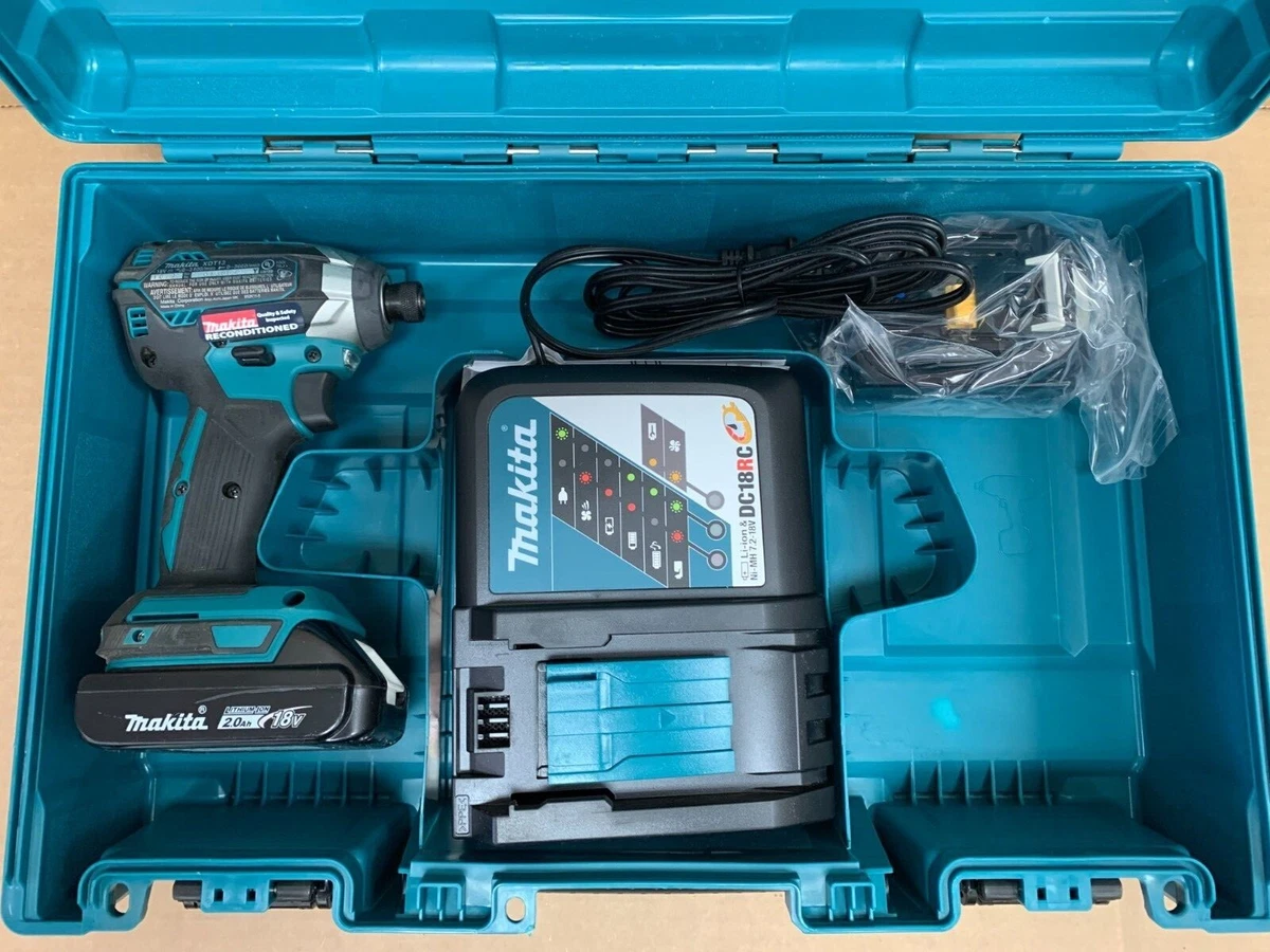 Makita XDT13R 18V LXT Li Ion Brushless 1 4 in. Cordless Impact