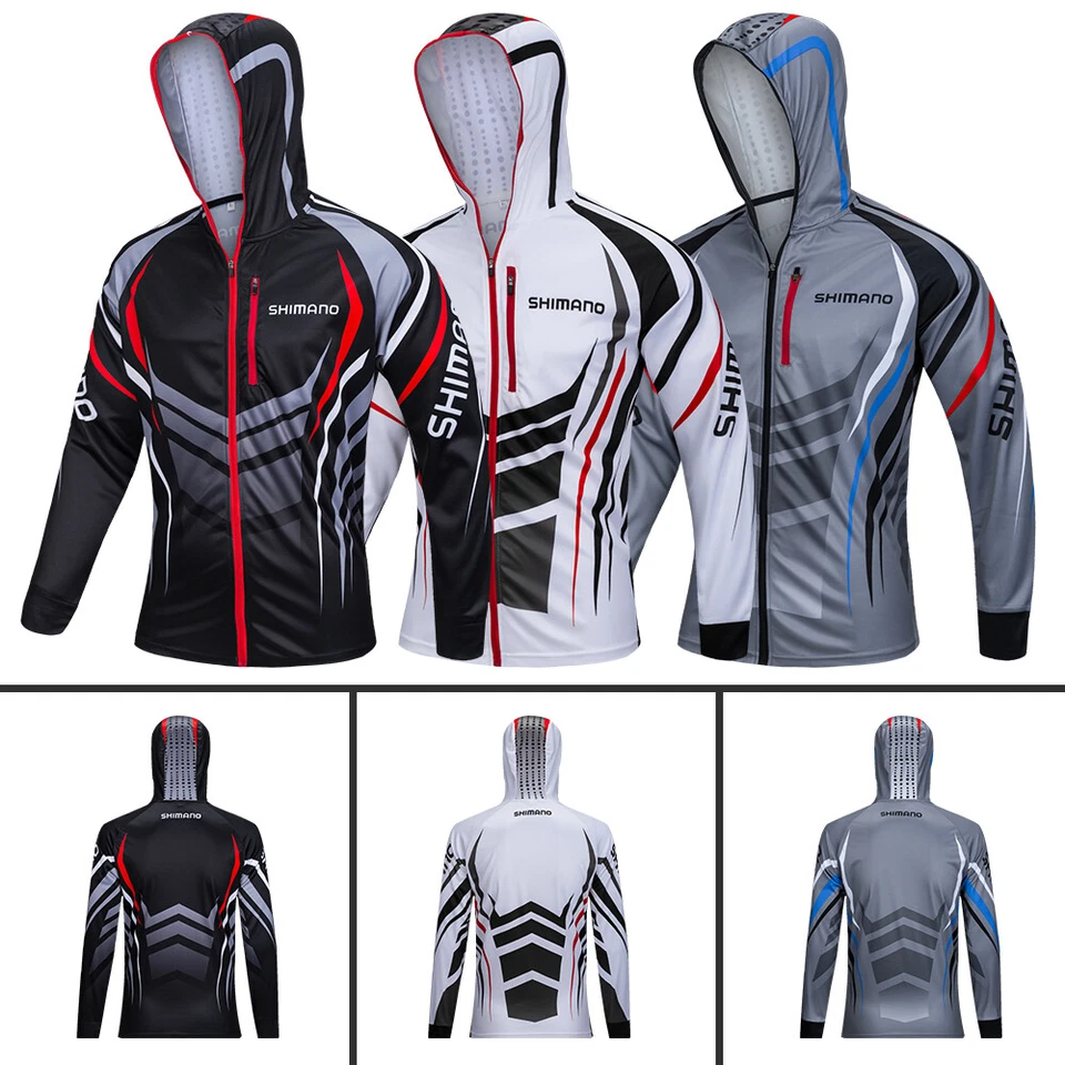New Fishing Jersey Long Sleeve Breathable Outdoor Sporting Coat Quick Dry Tops - Image 3 of 4