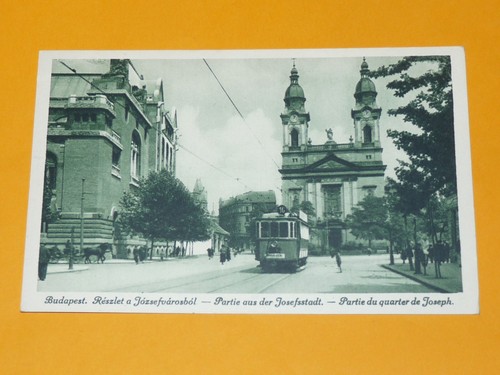 Budapest - Leopoldring - Carte postale ancienne et vue d'Hier et