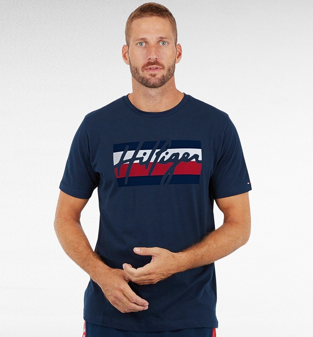 NWT Mens Tommy Jeans Tommy Hilfiger Short Sleeve Tee XS S M L XL 