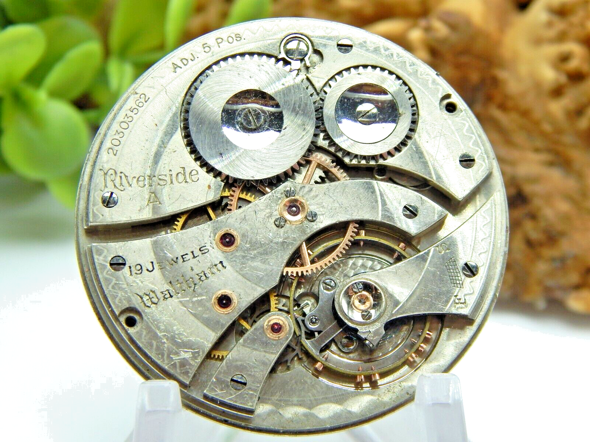 Waltham Vanguard Waltham Pocket Watch Movements Antique 16S