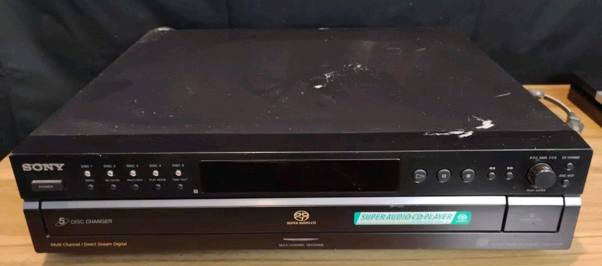 Sony SCD-CE595 Super Audio 5-CD Player Multi Channel Direct Sony SCD-CE595 Super Audio 5-CD Player Multi Channel Direct