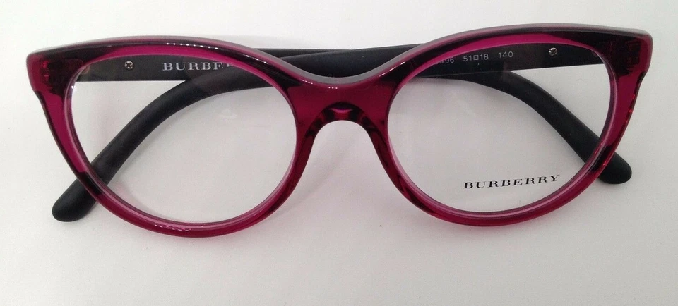 Marco de gafas de plástico púrpura Burberry B 2176 fucsia 3496 51-18-140 BE2176 Foto 4 de 4