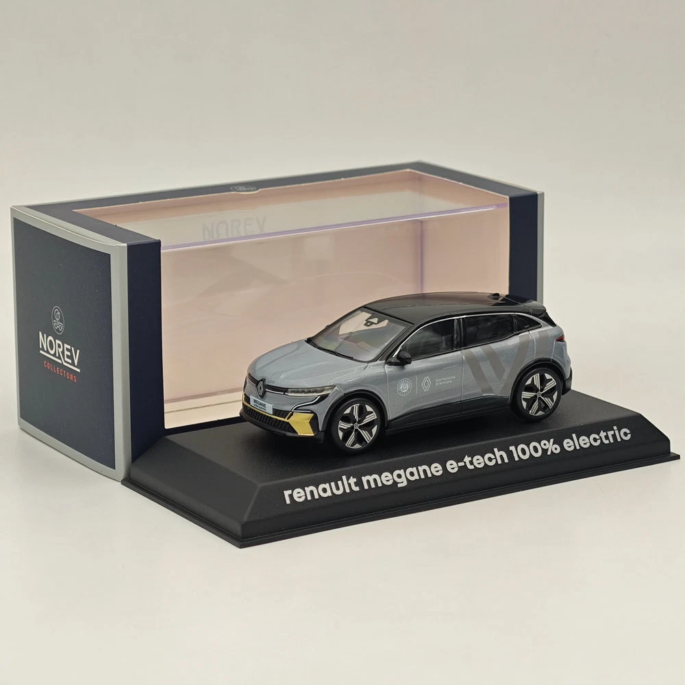 Norev 1/43 Renault Megane E-Tech 100% Electric Partenaire Premium Diecast Grey