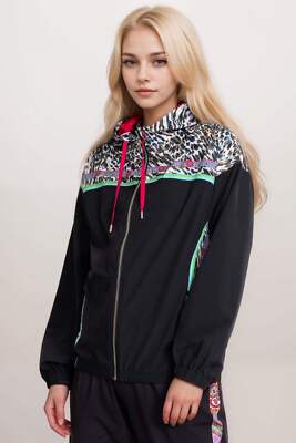 Johnny Was Bee Active Hooded Full Zip Jacket A8924-E