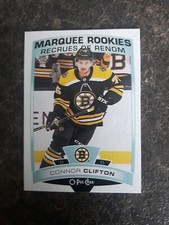 2019-20 O-Pee-Chee Marquee Rookies Connor Clifton RC Card# 624
