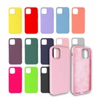 iPhone 13 (6.1") Liquid Silicone Gel Case Slim Soft Cover (2 PIECE CHOICE)