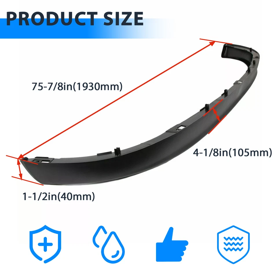 Front Lower Bumper Valance For Dodge Ram 1500 2002-2008 /Ram 2500 3500 2003-2009 Foto 3 de 4