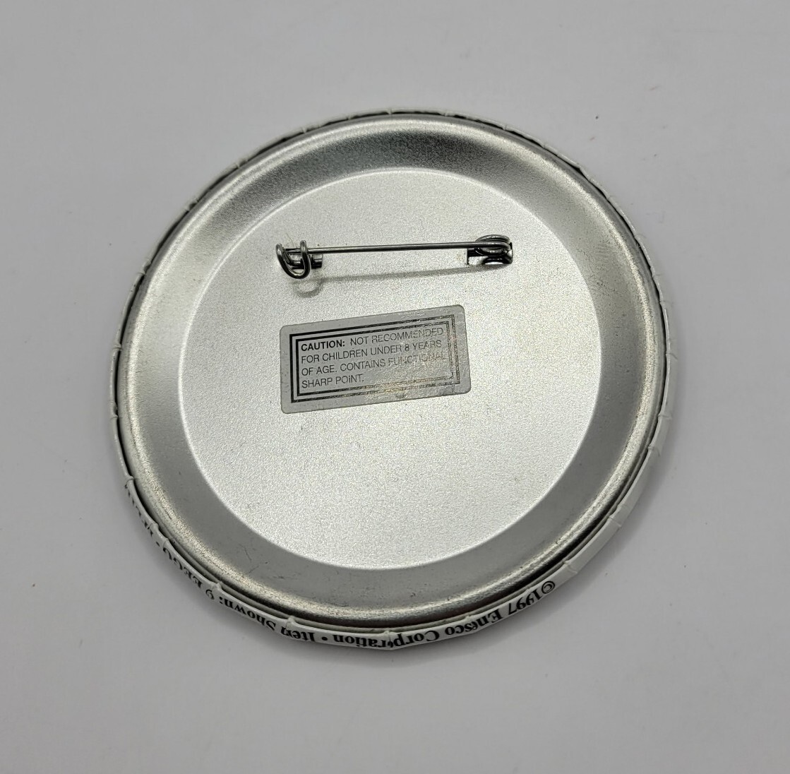 Vtg Enesco Lilliput Lane To Grandmother's House We Go Advertising Pinback Button