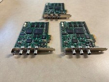 Lot of 3x SONY ENC-104 1-8-097-12 3 Port PCI-E X1 SDI Video Capture Card