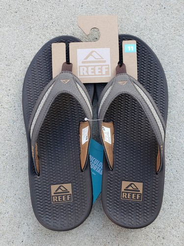 Reef Flex Flip Flops Mens Size 11 Dark 
