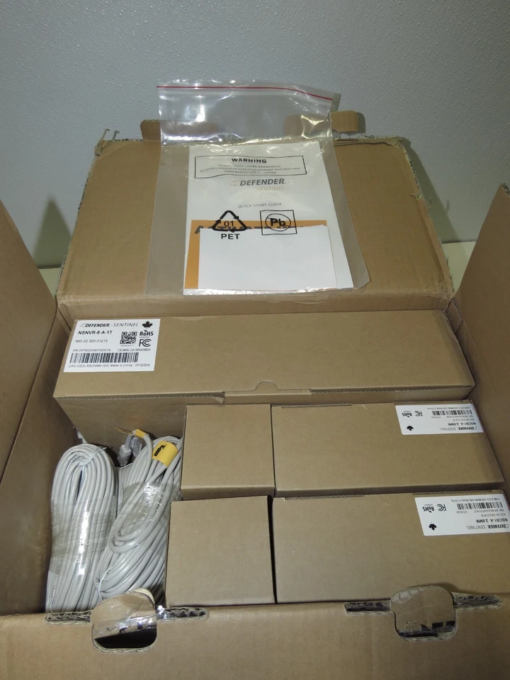 Defender Sentinel 4K Wired 8 Channel PoE NVR - 8 Cameras - 1TB (NS8B8A-1T) - Image 2 of 3