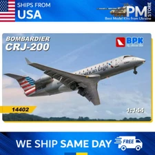 BPK 14402 Regional plane BPK 14402 Bombardier CRJ 200 plastic model 1/144 scale
