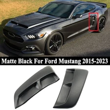 For Ford Mustang 15-2023 V3 Matte Black Rear Fender Panel Side Body Flare Scoops
