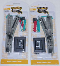 Bachmann N Scale Model Railroad Train EZ Track Left & Right Switches 44861 44862