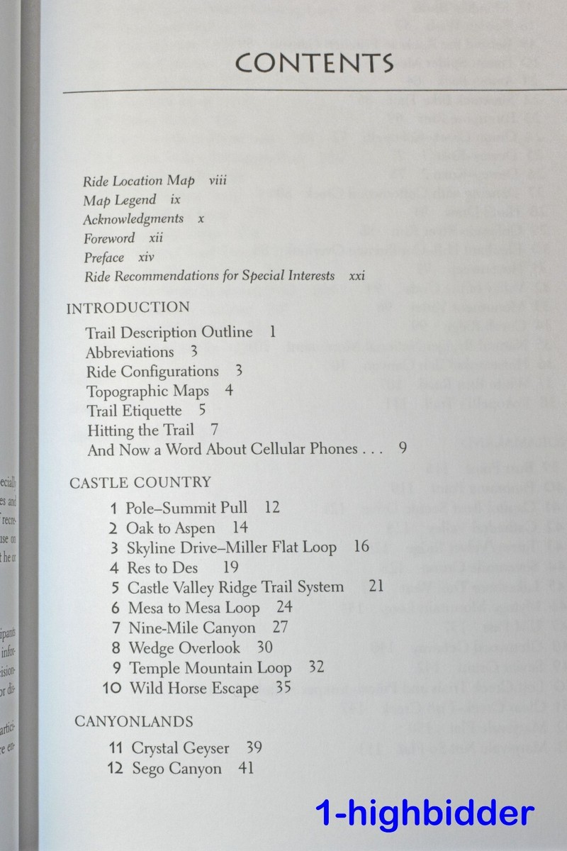 Mountain Bike! Southern Utah A Guide to the Classic Trails by