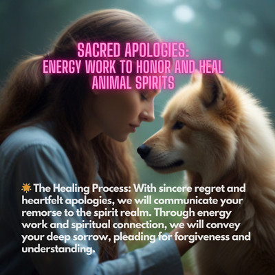 Sacred Apologies: Energy Work to Honor and Heal Animal Spirits, I Apologize to
