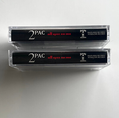 LIKE NEW Vtg 1996 2PAC Album ALL EYES ON ME Cassette 2 TAPE SET