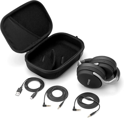 DENON Wireless Noise Canceling Headphone AH-GC30 BKEM Black Free
