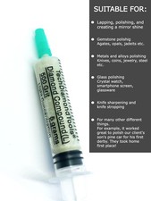 Diamond Paste Compound Polishing Lapidary 500 L Grit 5 Grams 12.99 USA MADE 