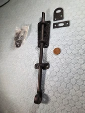 McKinney Surface Forged iron Door Bolt  NOS