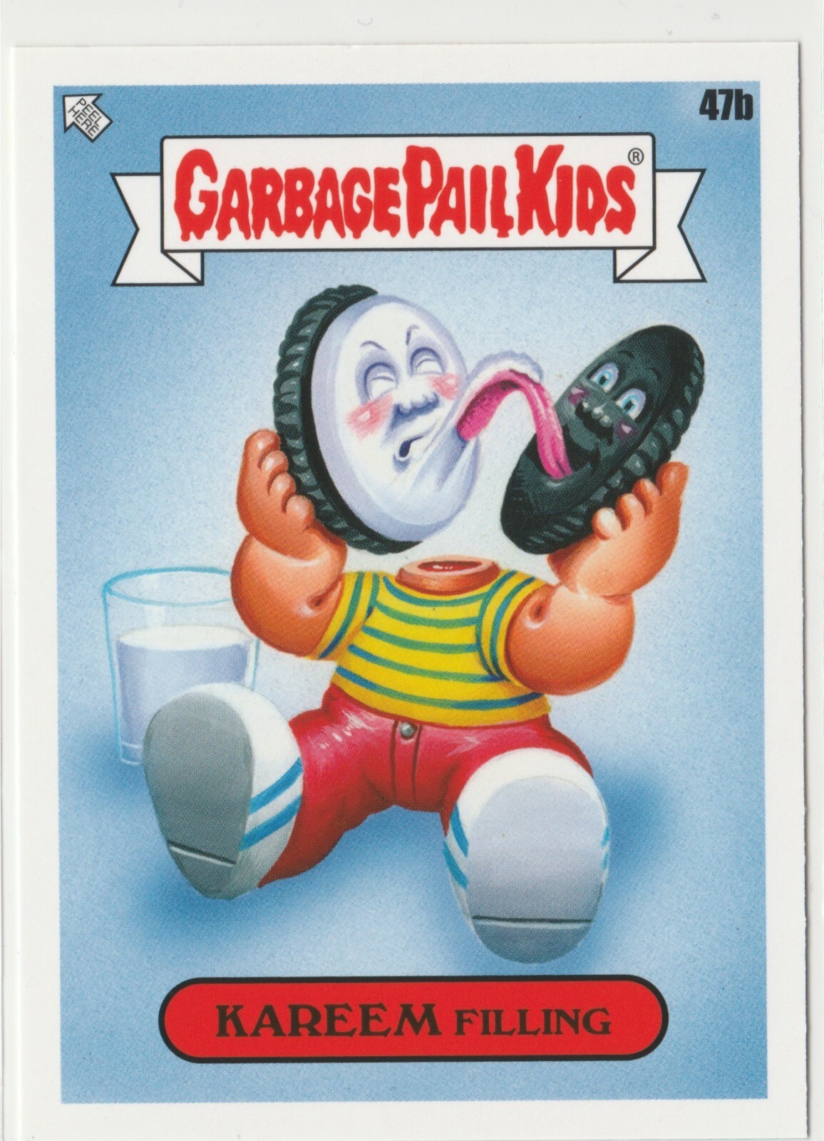 Vintage Kareem Filling #47b Garbage Pail Kids GPK 2021 Food Fight Trading Card