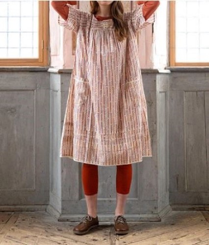 BNWT *Gudrun Sjoden* Lina organic cotton embroidered pockets dress M 42" - Picture 2 of 2