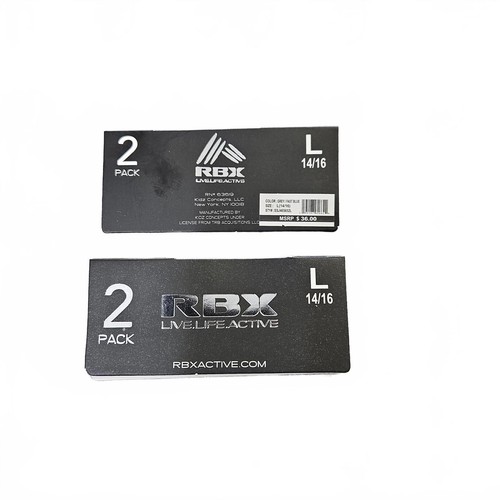 New RBX Live Life Active - 2 Pack Youth Pants, Size L (14/16) Blue & Gray - Picture 3 of 3