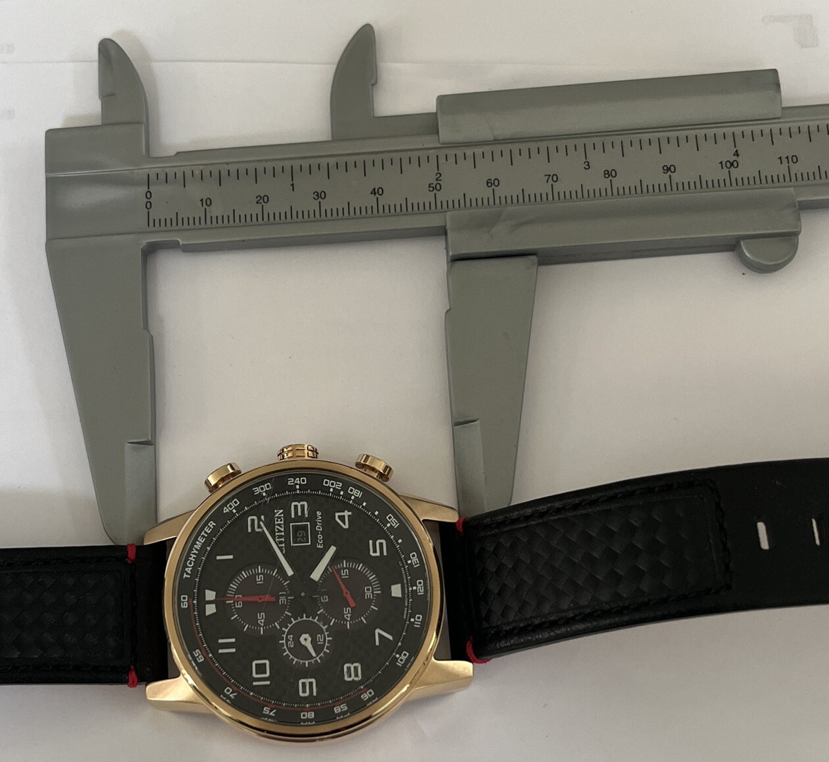 Citizen Eco-drive B612-r009001 Chronograph Genuine Leather