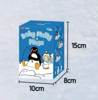 POPMART Baby Molly × PINGU Happy Fishing Series Plush Blind