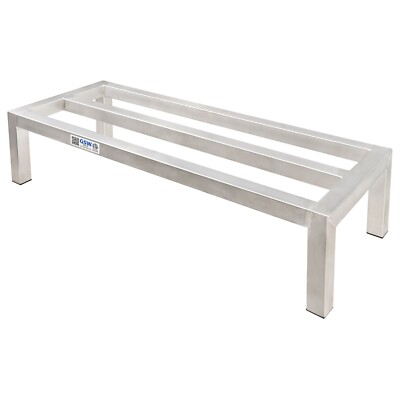 Aluminum 48" X 14" X 8" - 1000 Lb Capacity, Low-Profile Shelf For Kitchen & Store Storage Dunnage Rack - View #10