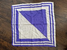 The Specialty House Blue White 100 Silk Scarf