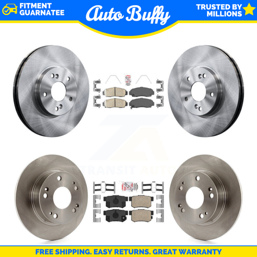 EBC Rear Slotted Brake Rotors | 2013-2022 Honda Accord, and 2017-2022 Honda CR-V (USR7440) main image 1