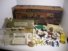 Vintage 1950's Marx Playset Roy Rogers Double R Rodeo Ranch W/ Box Figures Tin