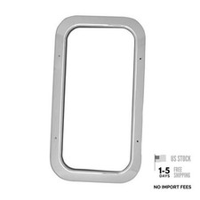 97578 Chrome Plated Plastic Interior Door Rectangle. Window Trim for Pete