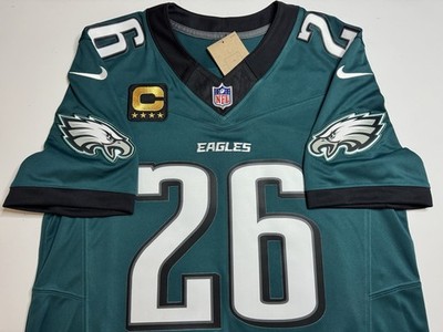 2XL Saquon Barkley #26 Vapor FUSE Jersey Midnight Green Eagles