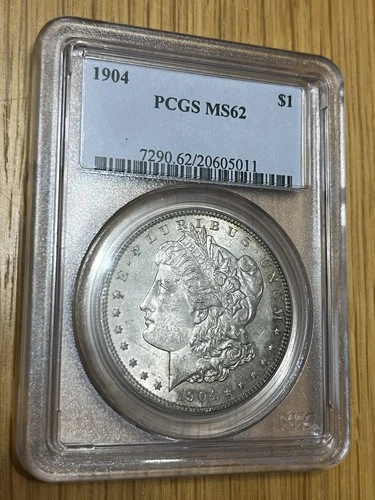 1904 Morgan Silver Dollar PCGS MS62