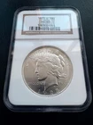 1923-D Silver Peace Dollar $1 NGC MS 63, Absolutely Stunning Coin