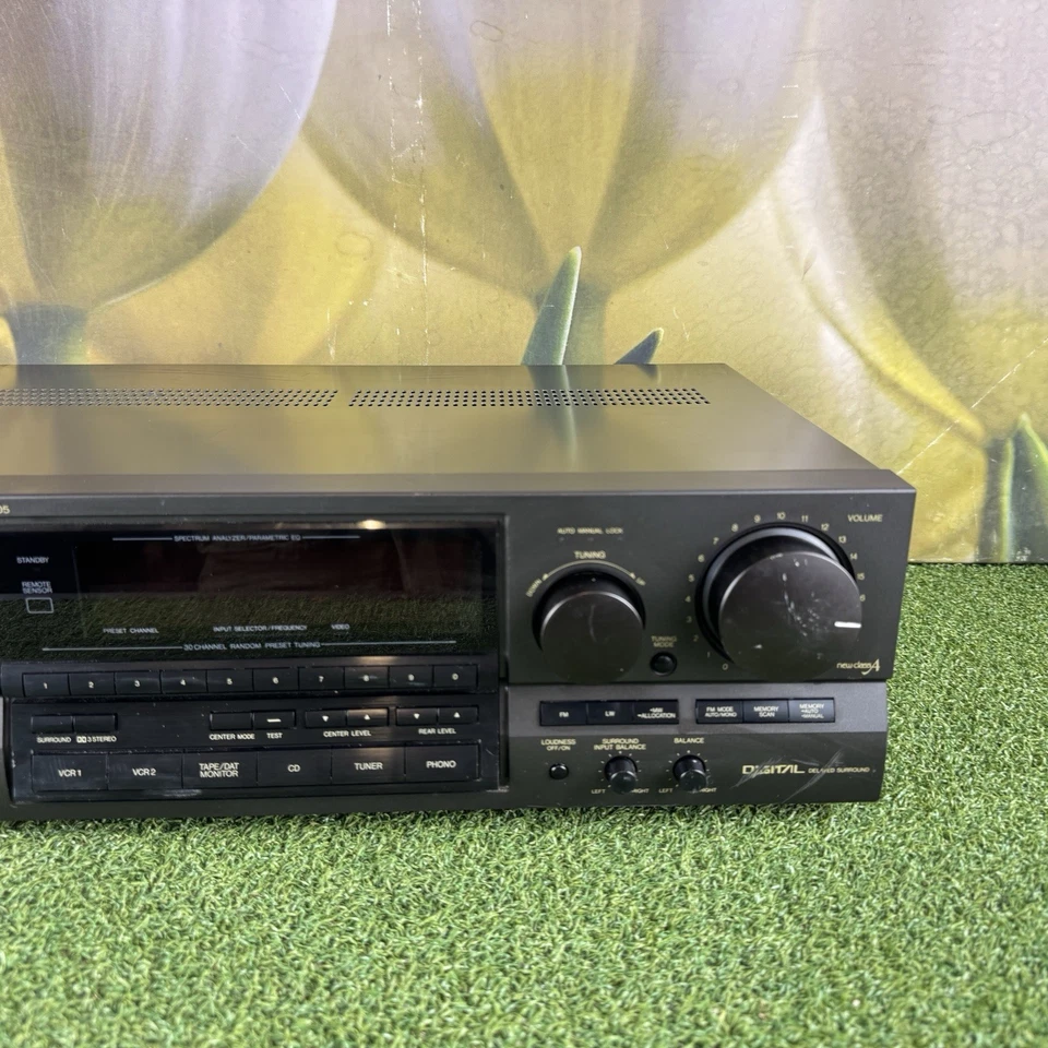 Technics SA-GX505 Stereo Control Receiver Amplifier Phono Stage EQ Display - Image 3 of 4