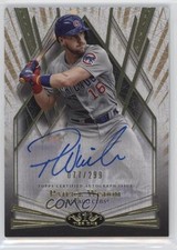 2022 Topps Tier One Break Out Auto 77/299 Patrick Wisdom #BOA-PW Auto uk2