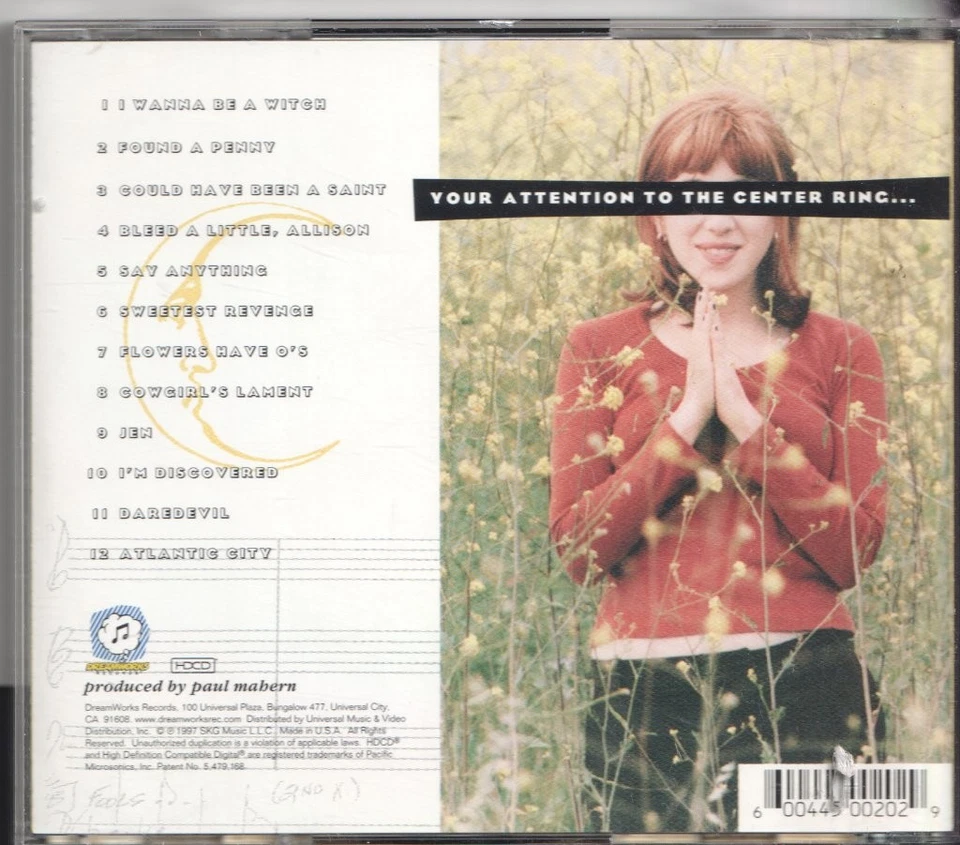 Kim Fox Moon Hut CD USA Dreamworks 1997 DRMD50020 - Bild 2 von 3