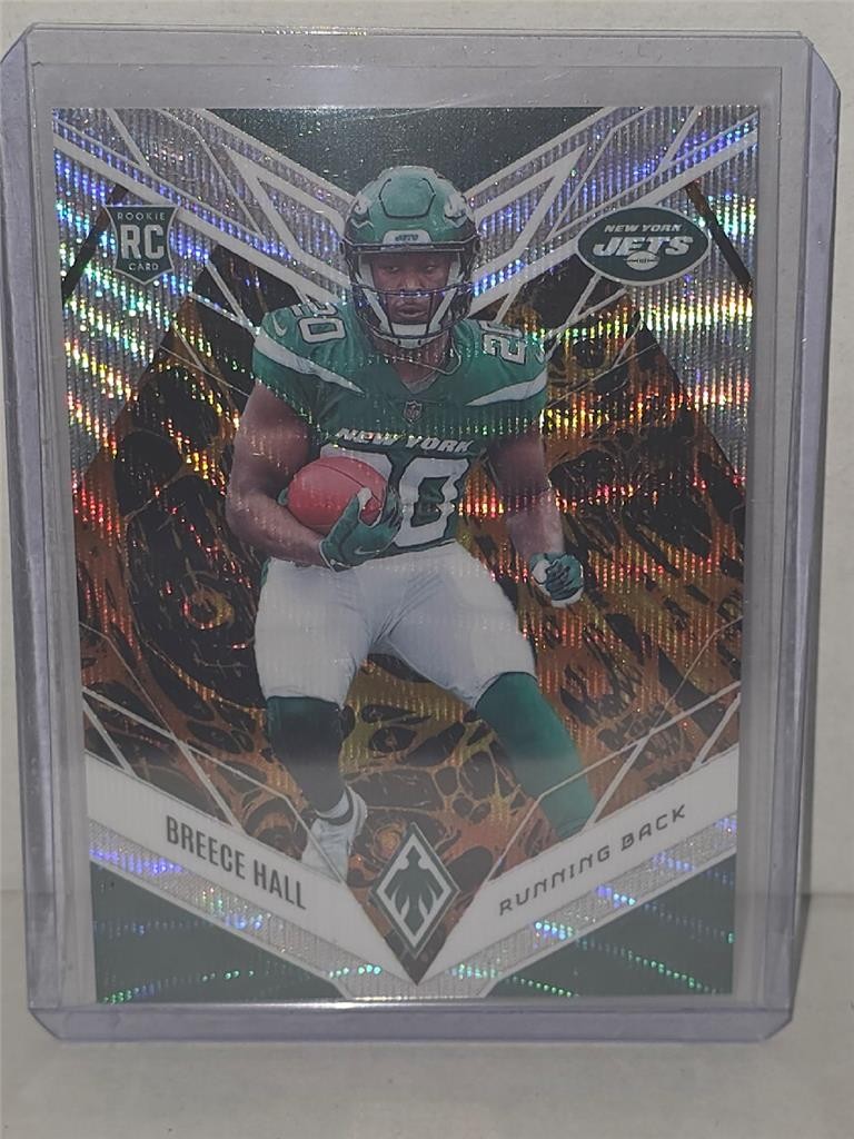 2022 Phoenix Breece Hall RC Lava Rookie #/ 175 Jets