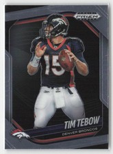 2025 Panini Prizm Black #54 Tim Tebow Prizms Silver